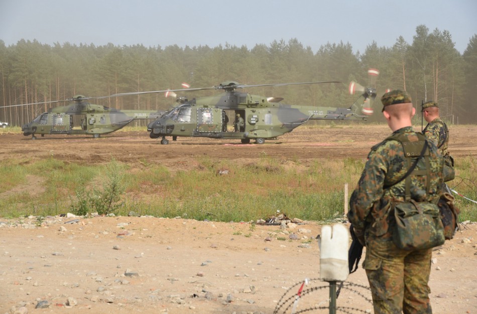 Kariai dalyvauja vertinamosiose pratybose Vokietijoje