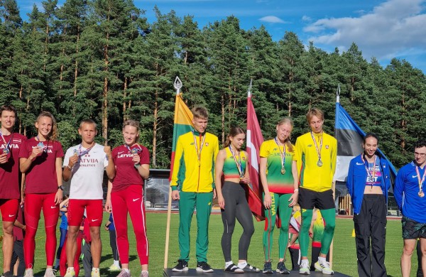 Baltijos šalių jaunių ir jaunimo čempionate vėl žibėjo lengvaatletė Ema Sarafinaitė
