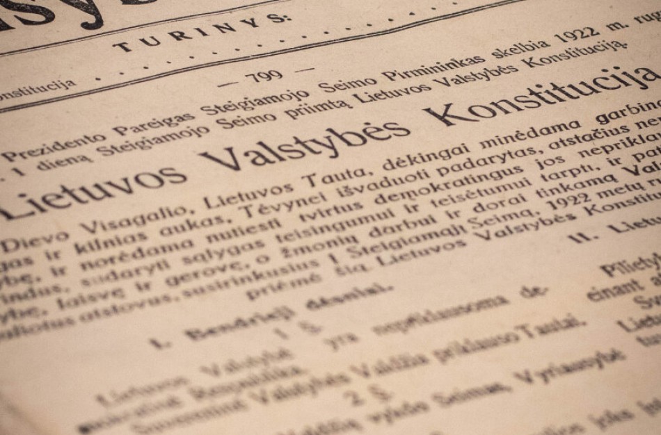 Lietuvos Valstybės Konstitucijai – 100