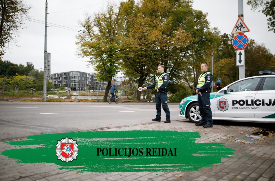 Policija skelbia, kokių ir kada reidų sulauksime rugpjūtį