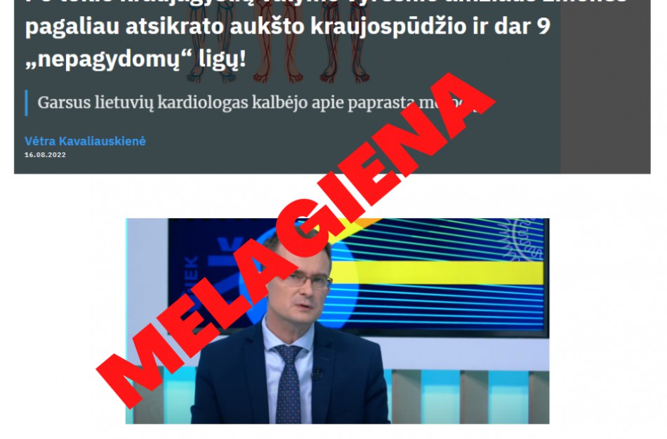 Melagienų platintojai naudojasi sveikatos ministro A. Dulkio atvaizdu ir vardu