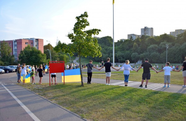 Jonavoje paminėta Ukrainos nepriklausomybės diena