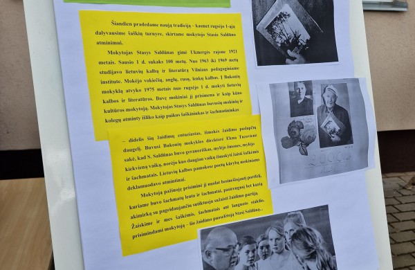 Bukonių mokykloje-dc – naujos tradicijos