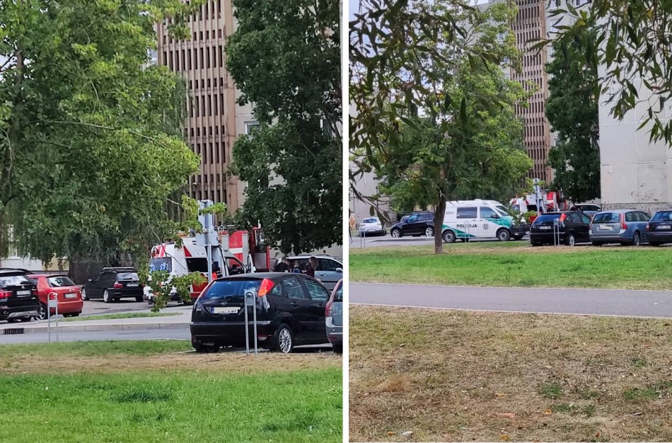Gelbėjimo tarnybų sujudimas Chemikų gatvėje