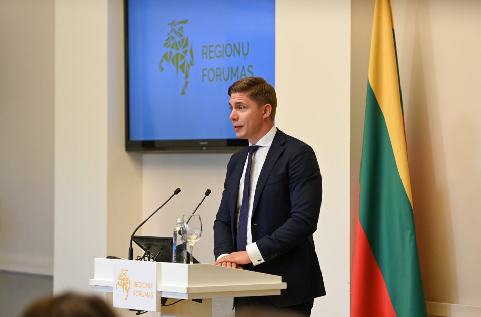 Prezidento inicijuotame Regionų forume – Mindaugo Sinkevičiaus pranešimas