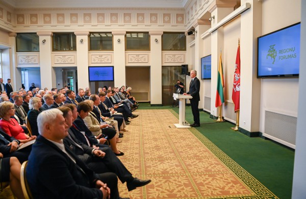 Prezidento inicijuotame Regionų forume – Mindaugo Sinkevičiaus pranešimas