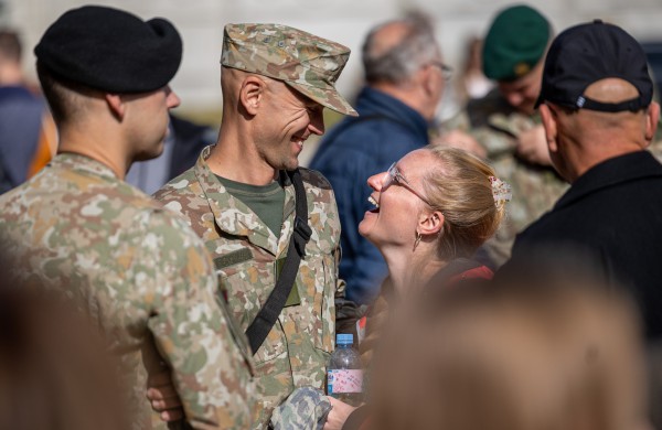 Priesaikos Lietuvai žodžius ištarė apie 900 karių