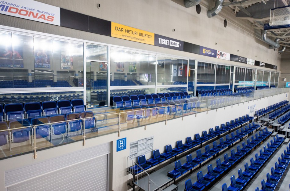 Reklaminio ploto nuoma Jonavos sporto arenoje