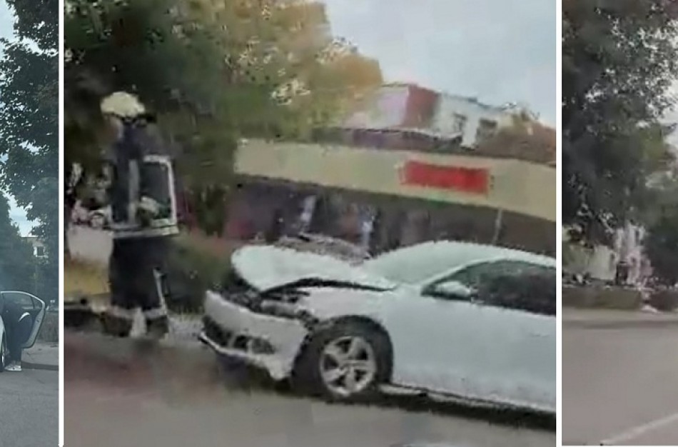 Vasario 16 – osios gatvėje susidūrė du automobiliai