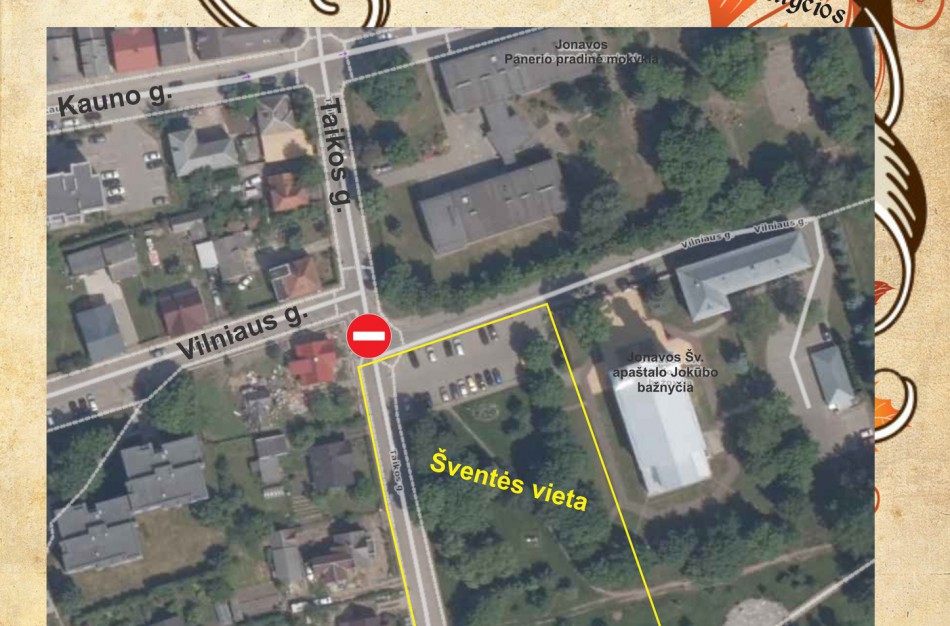 Eismo ribojimai rudens šventės metu