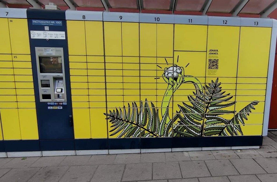 LP EXPRESS dešimtmečio dovana – meno kūriniai ant dešimties miestų paštomatų 