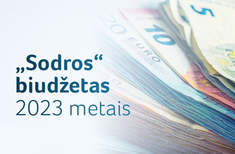 2023 m. „Sodros“ biudžeto pajamos viršys išlaidas, rezervas artėja link 2 milijardų eurų