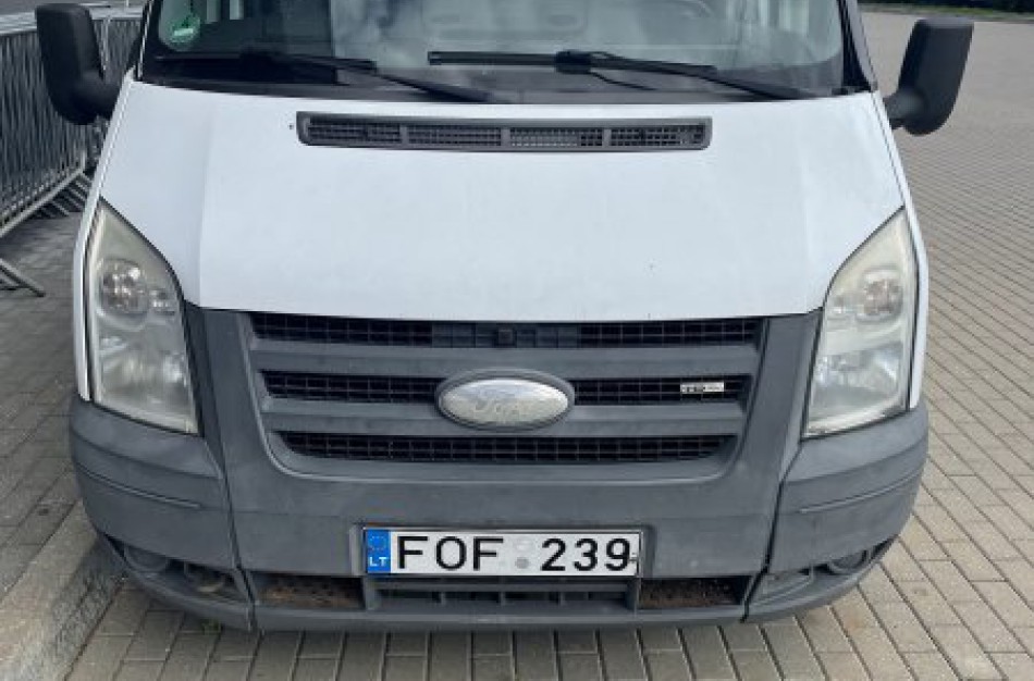 Automobilio FORD TRANSIT pardavimas viešo aukciono būdu