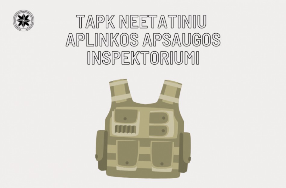 Tapk neetatiniu aplinkos apsaugos inspektoriumi ir registruokis į egzaminą