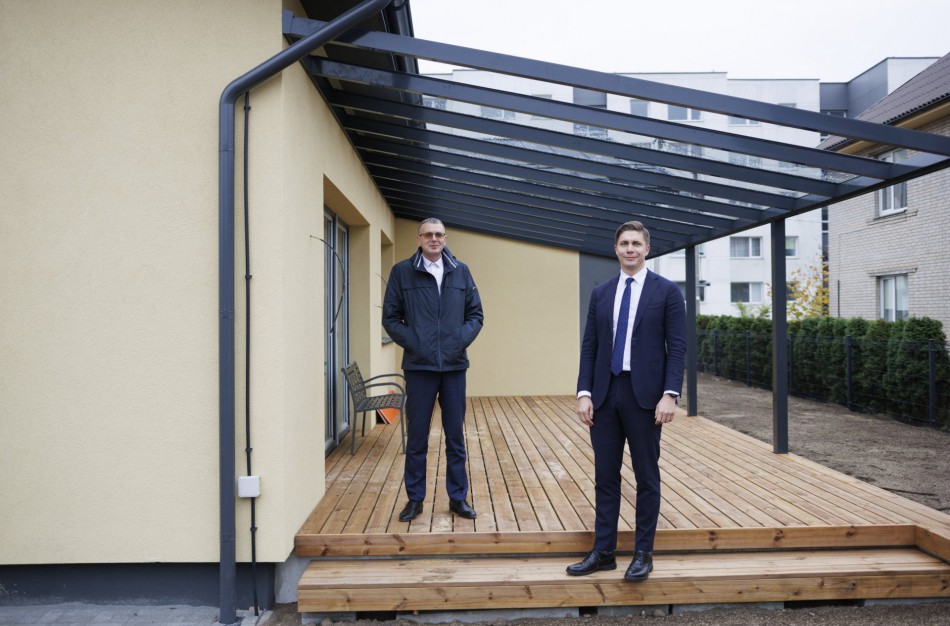 Panerių gatvėje baigiami statyti bendruomeniniai vaikų globos namai