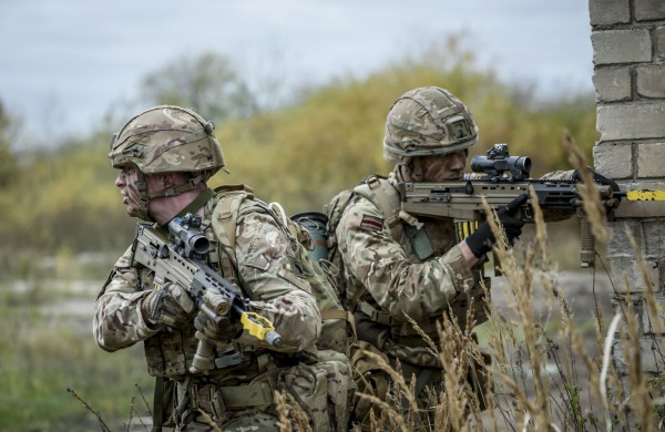 Fotogalerija: tarptautinėse karinėse pratybose „Geležinis Vilkas 2022 II“ du batalionai treniruojasi puolimo ir gynybos operacijas
