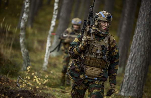 Fotogalerija: tarptautinėse karinėse pratybose „Geležinis Vilkas 2022 II“ du batalionai treniruojasi puolimo ir gynybos operacijas