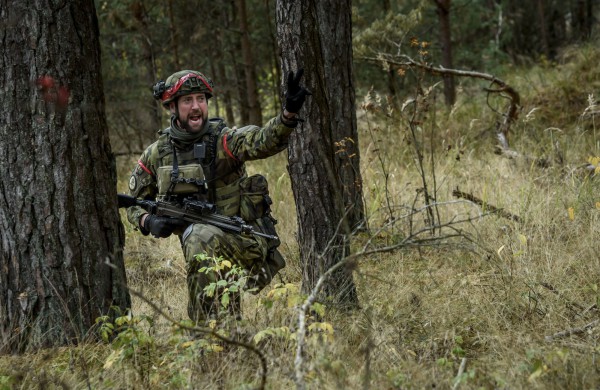 Fotogalerija: tarptautinėse karinėse pratybose „Geležinis Vilkas 2022 II“ du batalionai treniruojasi puolimo ir gynybos operacijas