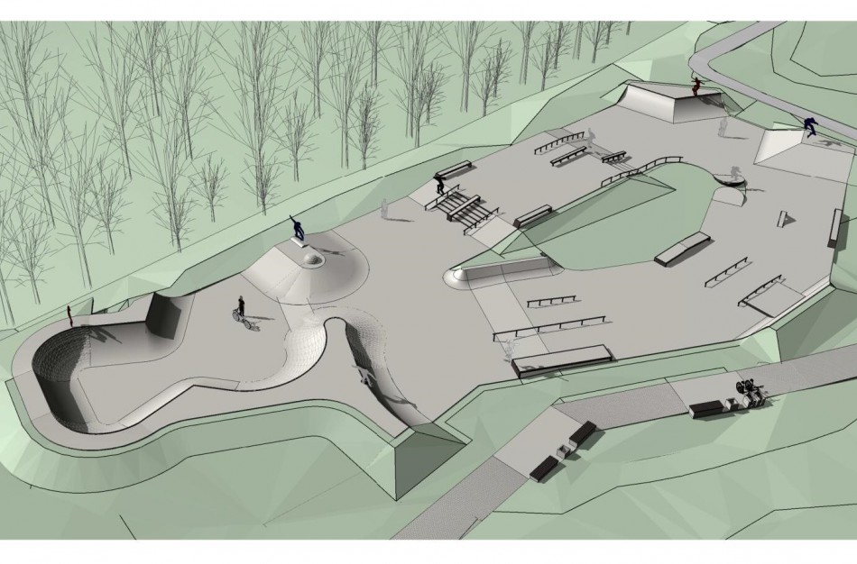 Kviečiama susipažinti su riedlenčių parko Joninių slėnyje projektiniais pasiūlymais