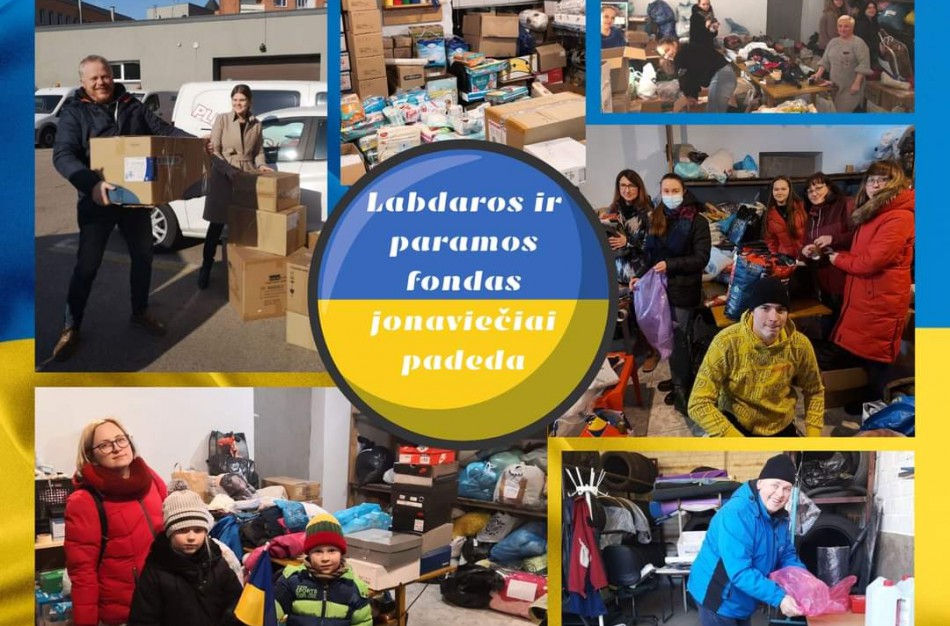Jonaviečių labdaros fondas kviečia prisidėti: su specialiu kroviniu planuoja vykti į Ukrainą
