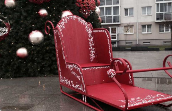 Jonaviečio dovana miestui: pagamino šventines roges