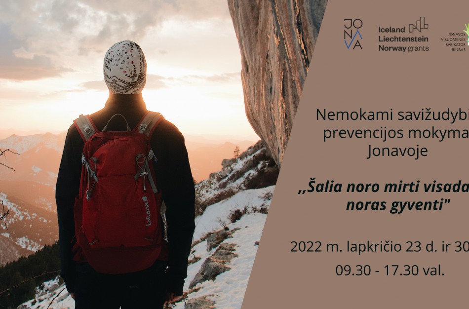 Šalia noro mirti visada yra noras gyventi