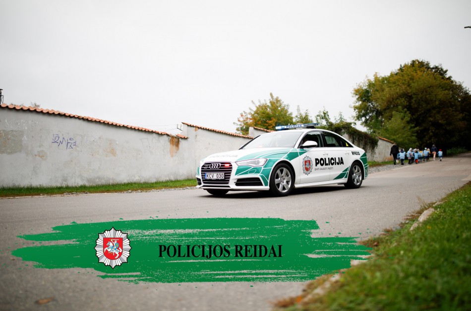 Policija informuoja: kokių reidų sulauksime gruodį?