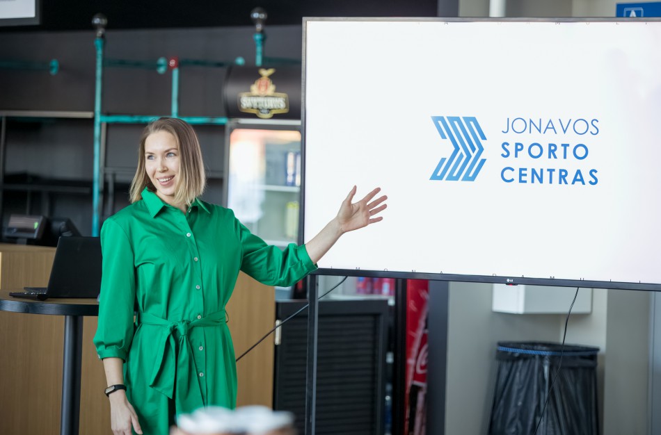 Jonavos sporto centras pristatė naują logotipą ir atnaujintą svetainę