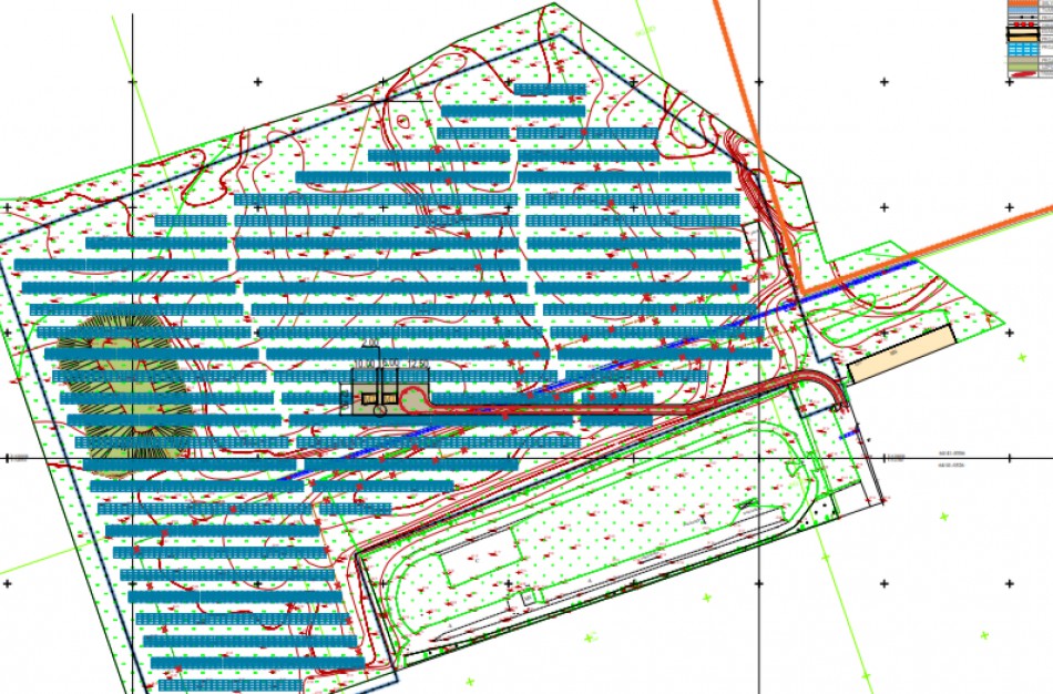 Ruklos sen.,  Jonalaukio k. projektuojama saulės šviesos energijos elektrinė