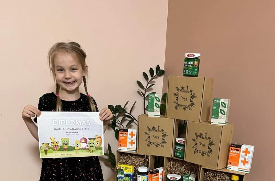 Pirma vieta Geraniteto konkurse