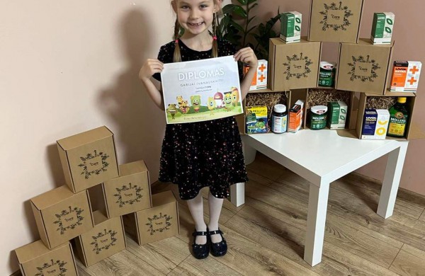 Pirma vieta Geraniteto konkurse