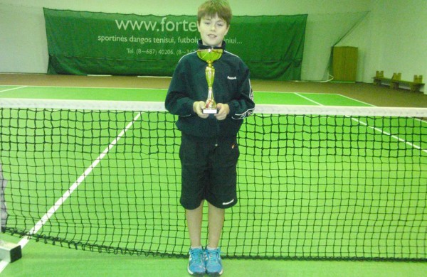 Jaunųjų tenisininkų prizinės vietos Kėdainiuose