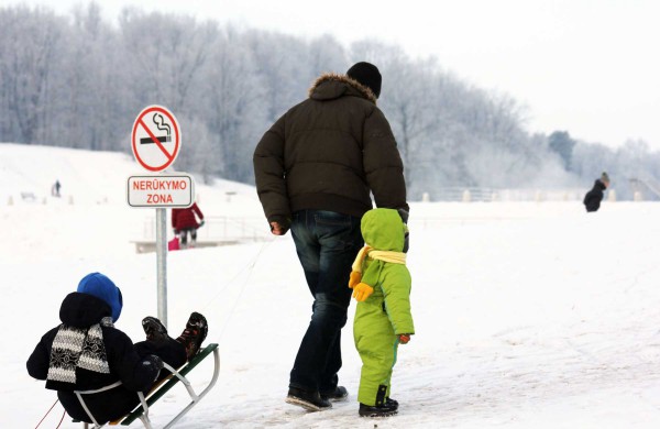 Žiema: be balų ir lyjančio lietaus (nuotraukos)