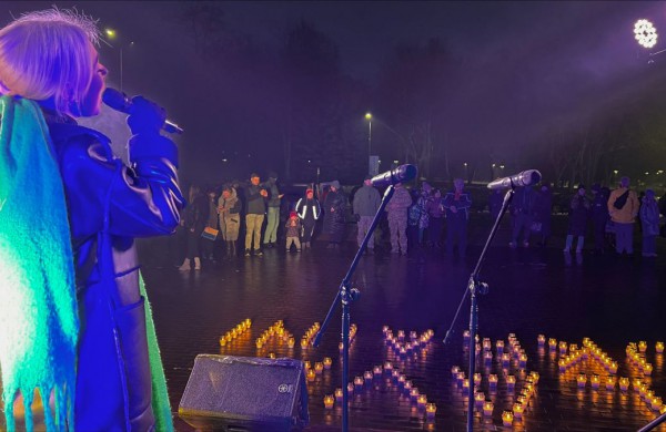 #LaisvėŠviečia: kūrėme šviečiančią širdį ir kartojome SLAVA UKRAINI!