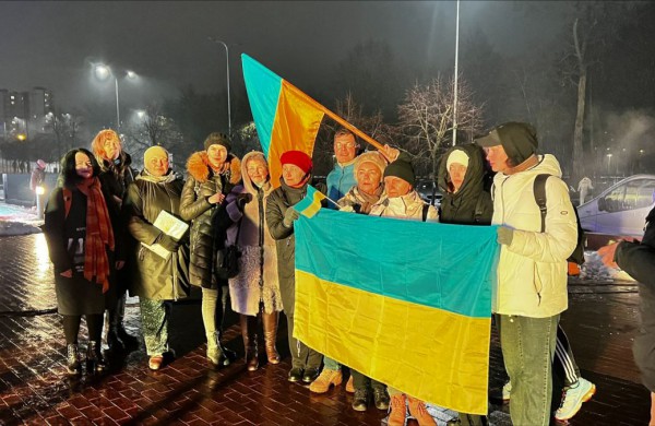 #LaisvėŠviečia: kūrėme šviečiančią širdį ir kartojome SLAVA UKRAINI!