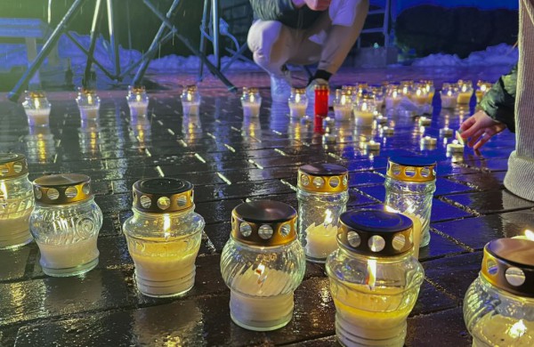 #LaisvėŠviečia: kūrėme šviečiančią širdį ir kartojome SLAVA UKRAINI!