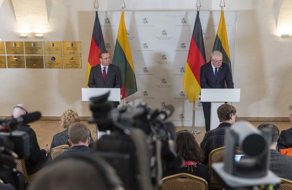 Lietuva ir Vokietija stiprina karinį bendradarbiavimą didinant regiono atgrasymą ir gynybą