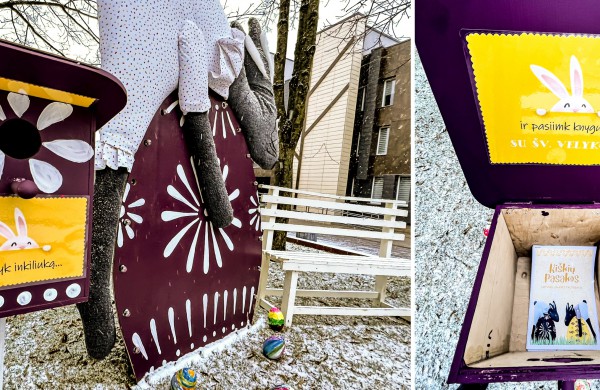 Išlindo žavieji velykiniai zuikučiai ir kviečia į garsinę instaliaciją „Zuikių pasakos“