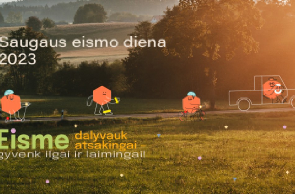 Balandžio 6 d. Lietuvoje minima Saugaus eismo diena