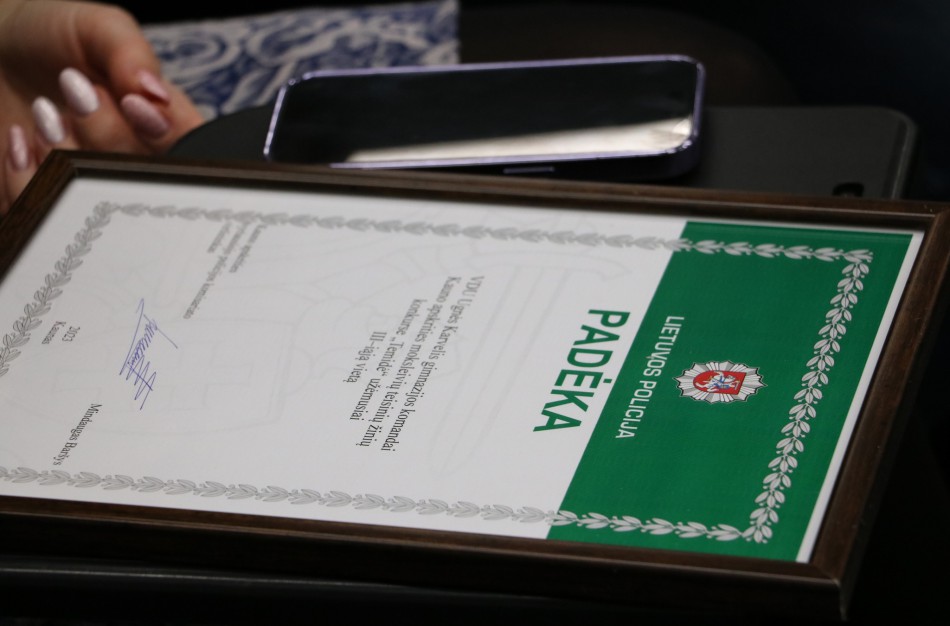 Tarp geriausių antrame ,,Temidės" etape - ir Jonavos  R. Samulevičiaus progimnazijos mokiniai