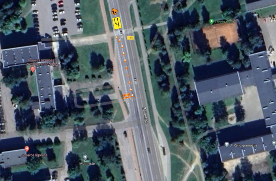 Žeimių gatvėje bus ribojamas eismas