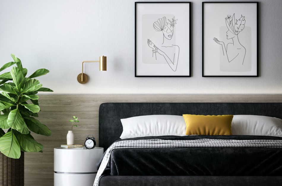 Patarimai jaukiam ir stilingam miegamajam