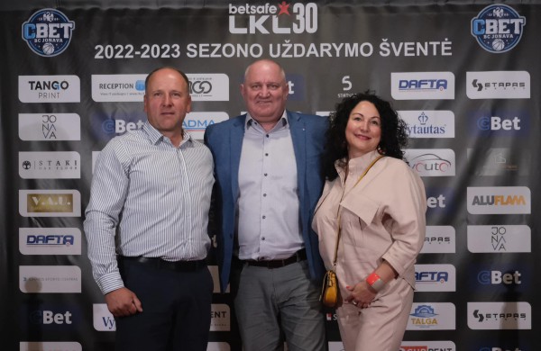 Jonavos ,,CBET" sezono uždarymo šventėje padėkojo ištikimiausiems savo patneriams