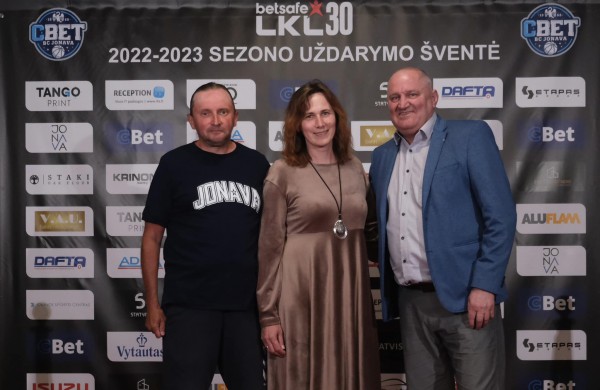 Jonavos ,,CBET" sezono uždarymo šventėje padėkojo ištikimiausiems savo patneriams