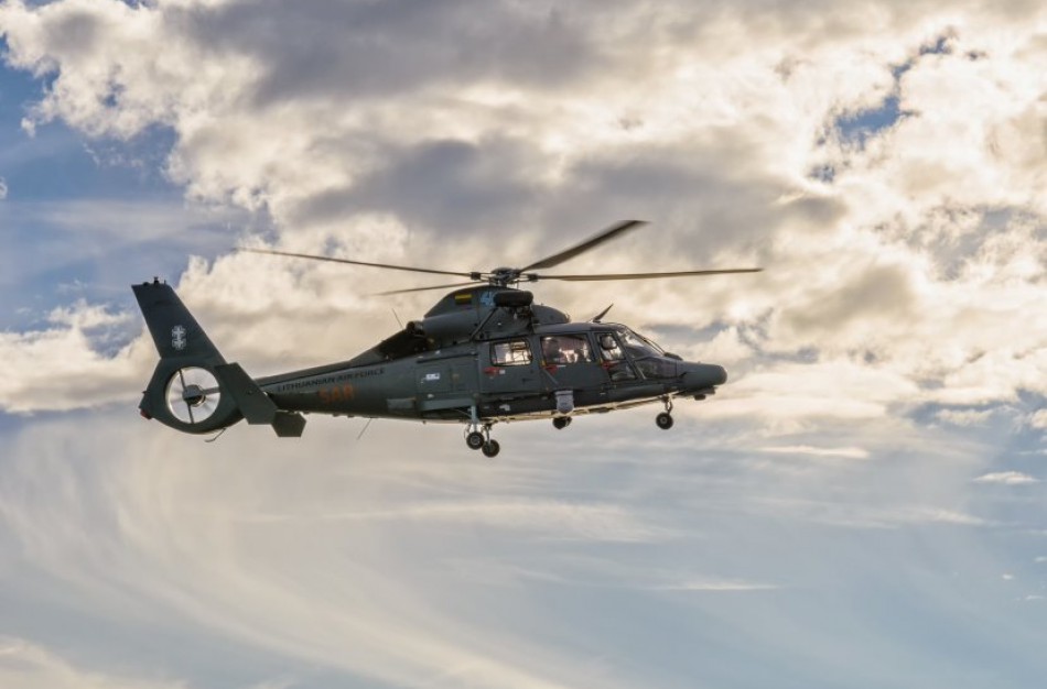 Skubiam donoro organų pergabenimui pakeltas KOP sraigtasparnis