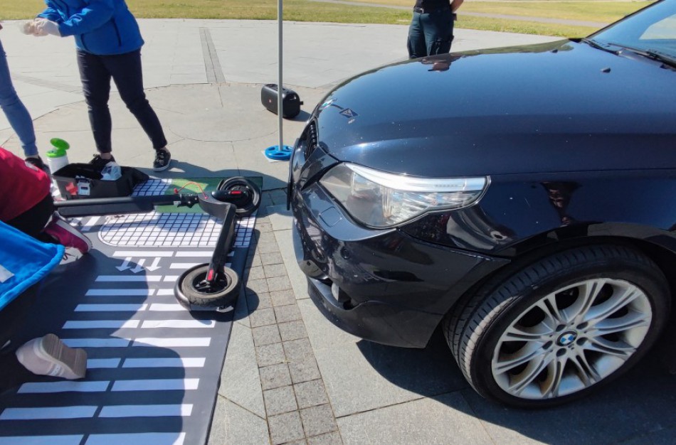 Nubrozdinti keliai – niekis, tikrosios traumos įvyksta skriejant paspirtuku