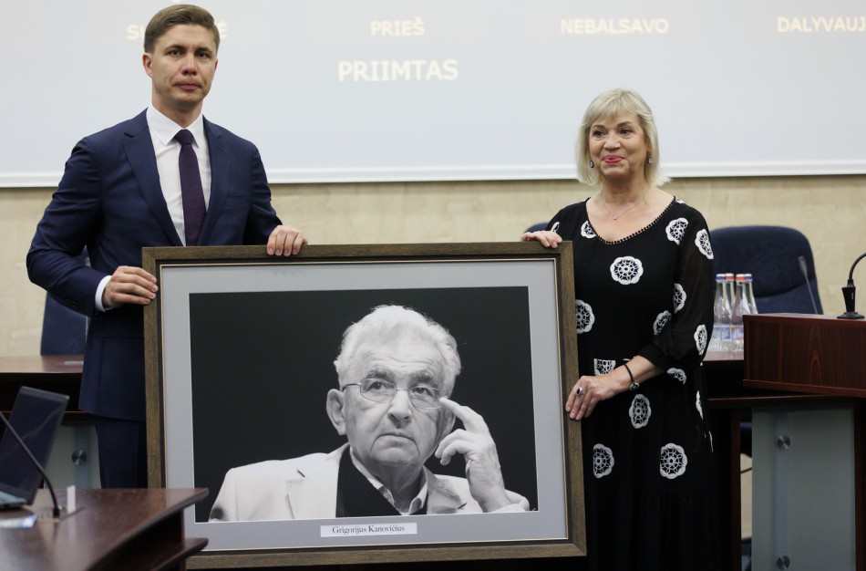 Jonavos bibliotekai suteiktas Grigorijaus Kanovičiaus vardas