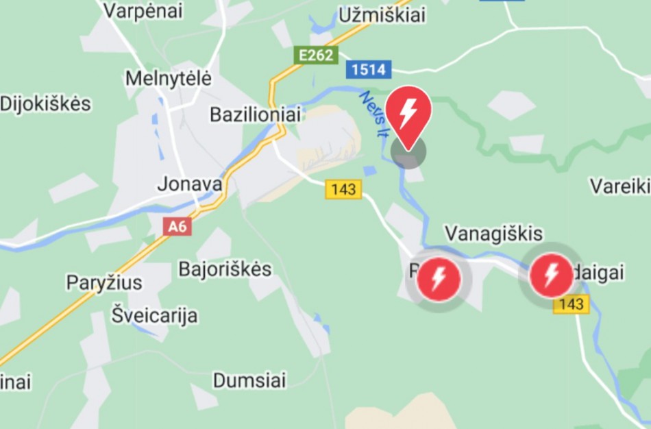 Trečiadienio vakarą dalis jonaviečių liko be elektros