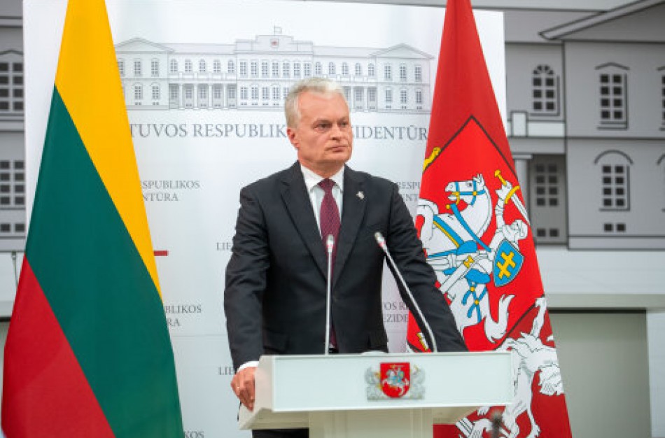 LR Prezidento G. Nausėdos sveikinimas Valstybės (Lietuvos Karaliaus Mindaugo karūnavimo) ir Tautiškos giesmės dienos proga