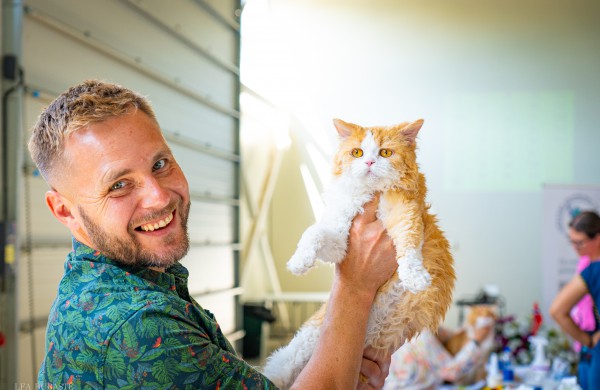 Tarptautinė kačių paroda sutraukė kelis šimtus įvairiausių veislių kačių